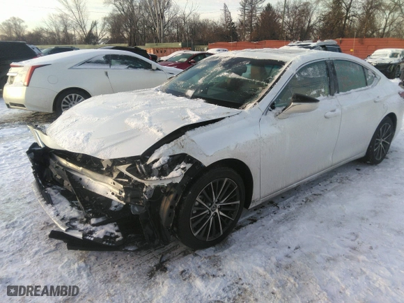 2023 Lexus ES with VIN 58ADZ1B19PU146262, listed as a IAAI auction lot 41356529 with 13,903 mi miles. Bid and sale history available at carsss.com. Image 17.