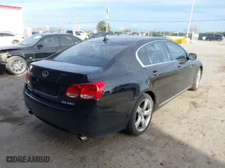 2007 Lexus GS 350 with VIN JTHBE96S370019111, listed as a IAAI auction lot 41859117 with 185,014 mi miles. Bid and sale history available at carsss.com. Image 4.