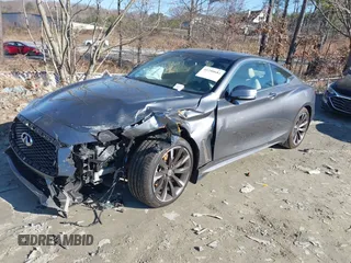 2017 Infiniti Q60 Premium with VIN JN1EV7EK0HM362654, listed as a IAAI auction lot 41280681 with 31,822 mi miles and . Bid and sale history available at carsss.com. Image 2.