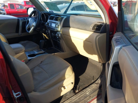 2011 Toyota 4Runner SR5 with VIN JTEZU5JR6B5017554, listed as a IAAI auction lot 41356165 with 212,014 mi miles. Bid and sale history available at carsss.com. Image 5.