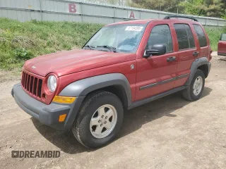 2007 Jeep Liberty Sport z VIN 1J4GL48K37W515319, wystawiony jako Copart lot #57134395 z przebiegiem 86 153 mil mil oraz Czysty tytuł • Clean title. Historia ofert i sprzedaży dostępna na DreamBid. Obrazek 1.