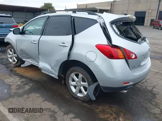 2009 Nissan Murano SL with VIN JN8AZ18W79W146953, listed as a IAAI auction lot 41827401 with 135,821 mi miles. Bid and sale history available at carsss.com. Image 3.