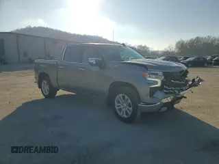 2023 Chevrolet Silverado 1500 LTZ with VIN 1GCUDGE81PZ167101, listed as a Copart auction lot 82321454 with 17,095 mi miles and Salvage Title. Bid and sale history available at carsss.com. Image 15.