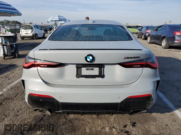 2024 BMW 4 Series M440i with VIN WBA83AP08RCR57765, listed as a Copart auction lot 82054114 with 4,137 mi miles and Salvage Title. Bid and sale history available at carsss.com. Image 6.