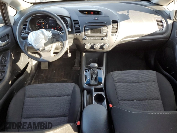 2017 Kia Forte LX with VIN 3KPFK4A78HE015159, listed as a Copart auction lot 41854995 with 40,784 mi miles and Salvage Title. Bid and sale history available at carsss.com. Image 8.