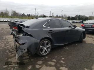 2018 Lexus IS with VIN JTHBA1D2XJ5073905, listed as a Copart auction lot 45915575 with 73,075 mi miles and Salvage Title. Bid and sale history available at carsss.com. Image 3.
