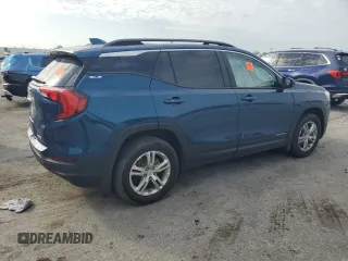 2021 GMC Terrain SLE z VIN 3GKALTEV5ML386834, wystawiony jako Copart lot #62915845 z przebiegiem 81 497 mil mil oraz Szkoda całkowita • Salvage title. Historia ofert i sprzedaży dostępna na DreamBid. Obrazek 3.