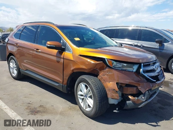 2017 Ford Edge SEL with VIN 2FMPK3J8XHBB97005, listed as a IAAI auction lot 42032696 with 81,727 mi miles. Bid and sale history available at carsss.com. Image 1.