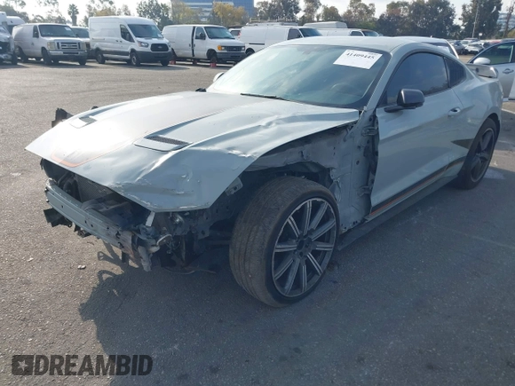 2023 Ford Mustang Mach 1 with VIN 1FA6P8R02P5502244, listed as a IAAI auction lot 41409445 with 12,573 mi miles and . Bid and sale history available at DreamBid. Image 6.