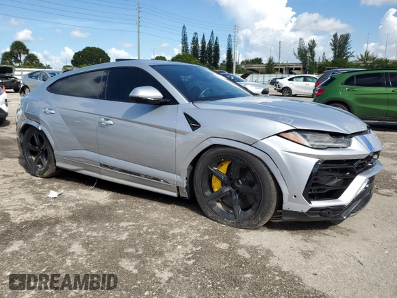 2021 Lamborghini Urus z VIN ZPBUA1ZL5MLA11591, wystawiony jako Copart lot #71260894 z przebiegiem Nie podano mil oraz Tytuł czysty. Historia ofert i sprzedaży dostępna na DreamBid. Obrazek 4.