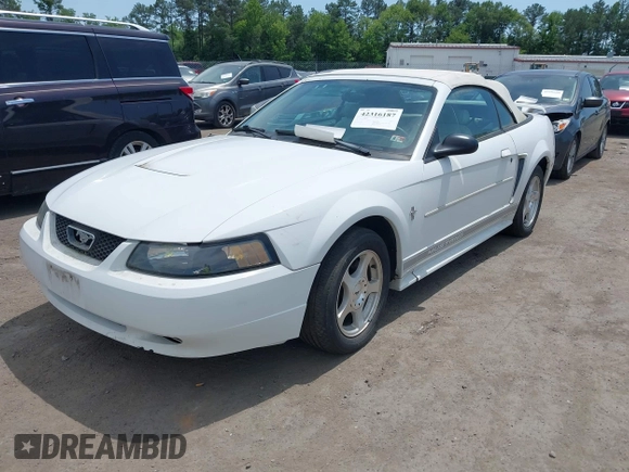 2003 Ford Mustang Deluxe with VIN 1FAFP44423F446524, listed as a IAAI auction lot 42316187 with 240,238 mi miles and . Bid and sale history available at DreamBid. Image 2.