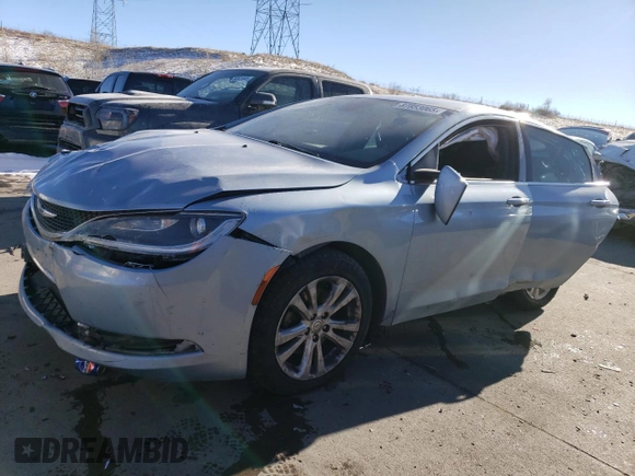 2015 Chrysler 200 Limited with VIN 1C3CCCABXFN646426, listed as a Copart auction lot 87853065 with 147,316 mi miles and Salvage Title. Bid and sale history available at carsss.com. Image 1.