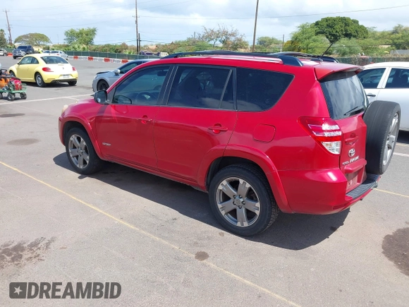2010 Toyota RAV4 Sport with VIN JTMWF4DV9A5015896, listed as a IAAI auction lot 42224892 with 170,864 mi miles and . Bid and sale history available at DreamBid. Image 3.
