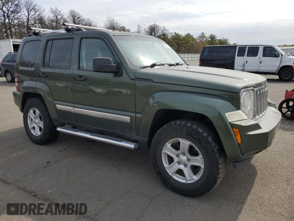 2008 Jeep Liberty Limited with VIN 1J8GN58K18W148016, listed as a Copart auction lot 65309455 with 176,843 mi miles and Non repairable. Bid and sale history available at DreamBid. Image 4.