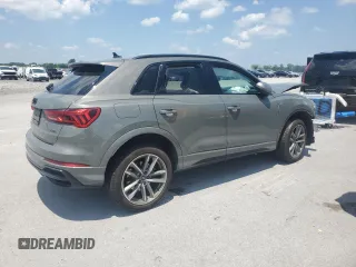 2022 Audi Q3 S line Premium Plus with VIN WA1EECF33N1143143, listed as a Copart auction lot 62233115 with Not provided miles and Salvage title. Bid and sale history available at DreamBid. Image 3.
