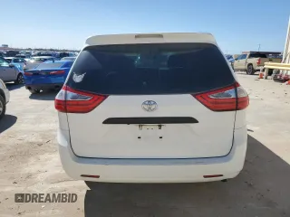 2017 Toyota Sienna L with VIN 5TDZZ3DCXHS890616, listed as a Copart auction lot 47274855 with 43,438 mi miles and Salvage Title. Bid and sale history available at DreamBid. Image 6.