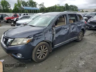 2014 Nissan Pathfinder SV z VIN 5N1AR2MN8EC637862, wystawiony jako Copart lot #59283455 z przebiegiem 171 194 mil mil oraz Szkoda całkowita • Salvage title. Historia ofert i sprzedaży dostępna na DreamBid. Obrazek 1.