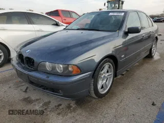 2001 BMW 5 Series 540iA with VIN WBADN634X1GM73365, listed as a Copart auction lot 77814684 with 142,374 mi miles and Salvage Title. Bid and sale history available at carsss.com. Image 1.