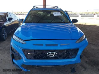 2022 Hyundai Kona N Line with VIN KM8K33A36NU824980, listed as a IAAI auction lot 41814053 with 1 mi miles. Bid and sale history available at carsss.com. Image 12.