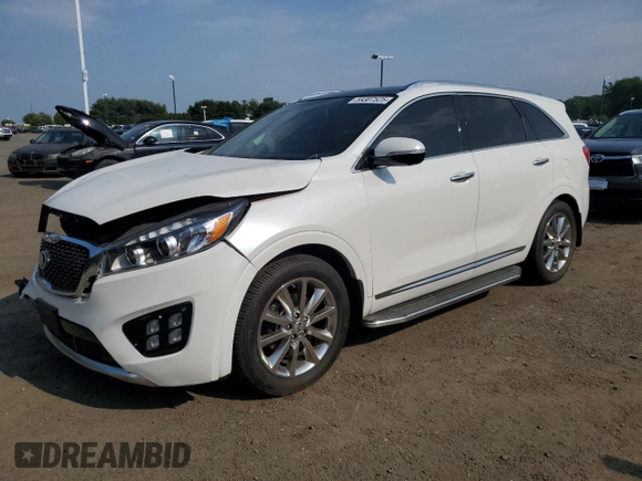 2016 Kia Sorento SX with VIN 5XYPKDA54GG088968, listed as a Copart auction lot 59307525 with 49,183 mi miles and Salvage title. Bid and sale history available at DreamBid. Image 1.