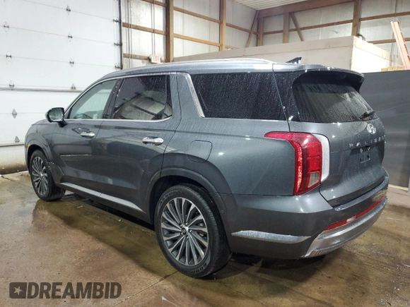 2024 Hyundai Palisade Calligraphy z VIN KM8R7DGE3RU720132, wystawiony jako Copart lot #56704085 z przebiegiem 42 314 mil mil oraz Czysty tytuł • Clean title. Historia ofert i sprzedaży dostępna na DreamBid. Obrazek 2.