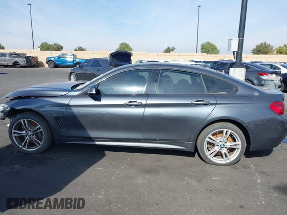 2018 BMW 4 Series 430i xDrive with VIN WBA4J3C56JBG91418, listed as a IAAI auction lot 41476609 with 78,965 mi miles and . Bid and sale history available at DreamBid. Image 15.