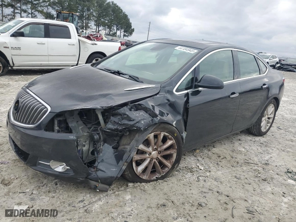 2013 Buick Verano Leather Group with VIN 1G4PS5SK0D4201735, listed as a Copart auction lot 44184945 with 156,868 mi miles and Salvage Title. Bid and sale history available at carsss.com. Image 1.