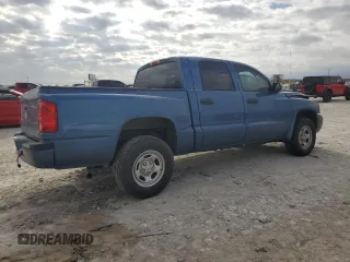 2005 Dodge Dakota ST with VIN 1D7HE28K65S250141, listed as a Copart auction lot 86490584 with 217,766 mi miles and Salvage Title. Bid and sale history available at DreamBid. Image 3.