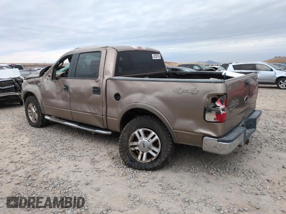 2005 Ford F-150 XLT with VIN 1FTPW14505KB44720, listed as a Copart auction lot 42206155 with 0 mi miles and Salvage Title. Bid and sale history available at carsss.com. Image 2.