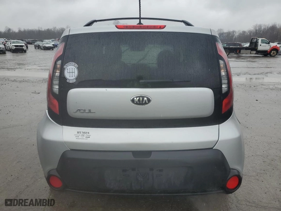 2015 Kia Soul with VIN KNDJN2A25F7756781, listed as a Copart auction lot 51902315 with 109,437 mi miles and Salvage Title. Bid and sale history available at carsss.com. Image 6.