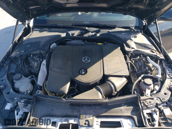 2022 Mercedes-Benz C 300 with VIN W1KAF4GBXNR019715, listed as a Copart auction lot 49168885 with 47,596 mi miles and Salvage title. Bid and sale history available at DreamBid. Image 12.