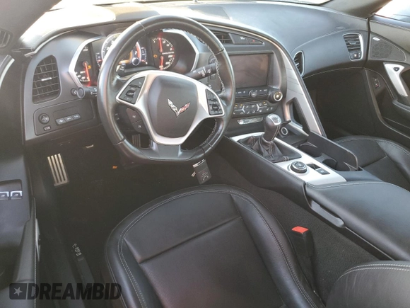 2019 Chevrolet Corvette Grand Sport 2LT with VIN 1G1YX2D70K5115777, listed as a Copart auction lot 87289684 with 7,145 mi miles and Non Repairable. Bid and sale history available at carsss.com. Image 8.