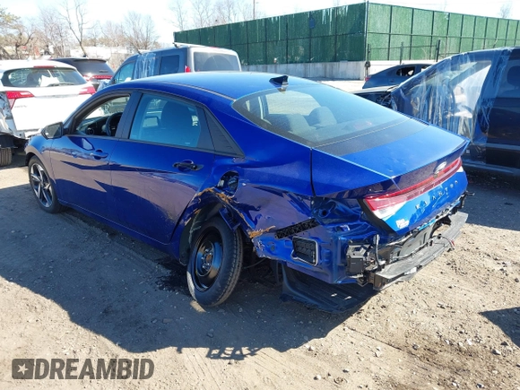 2023 Hyundai Elantra SEL with VIN 5NPLS4AG3PH110029, listed as a IAAI auction lot 41720508 with 17,735 mi miles and . Bid and sale history available at DreamBid. Image 3.