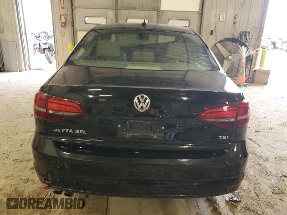 2016 Volkswagen Jetta Sedan 1.8T SEL with VIN 3VWL07AJ4GM237415, listed as a Copart auction lot 83858604 with 0 mi miles and Salvage Title. Bid and sale history available at carsss.com. Image 6.