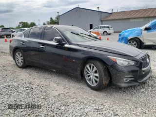 2015 Infiniti Q50 Premium z VIN JN1BV7AR8FM422960, wystawiony jako Copart lot #56393115 z przebiegiem 177 379 mil mil oraz Szkody całkowita. Historia ofert i sprzedaży dostępna na DreamBid. Obrazek 4.