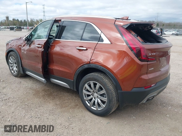 2019 Cadillac XT4 AWD Premium Luxury with VIN 1GYFZDR45KF183306, listed as a IAAI auction lot 42136598 with 44,657 mi miles and . Bid and sale history available at carsss.com. Image 3.
