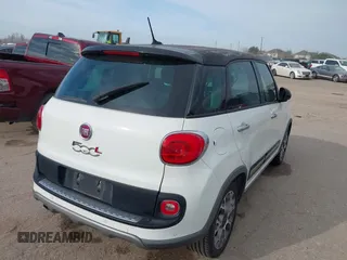 2014 FIAT 500L Trekking with VIN ZFBCFADH3EZ018080, listed as a IAAI auction lot 41680553 with 131,080 mi miles and . Bid and sale history available at DreamBid. Image 4.