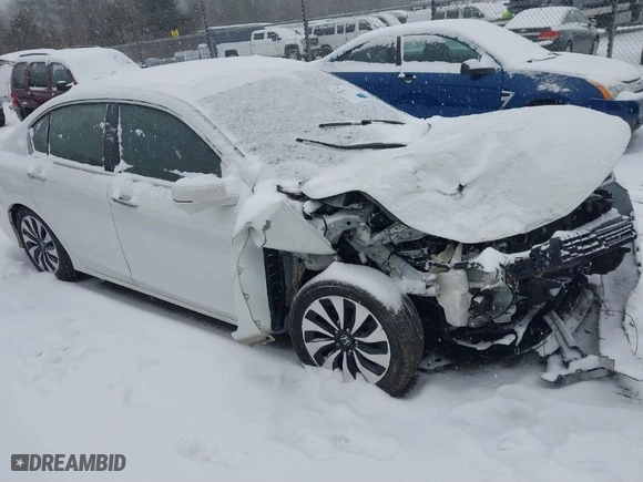 2017 Honda Accord Hybrid EX-L with VIN JHMCR6F50HC021769, listed as a IAAI auction lot 41497306 with NaN miles. Bid and sale history available at carsss.com. Image 1.