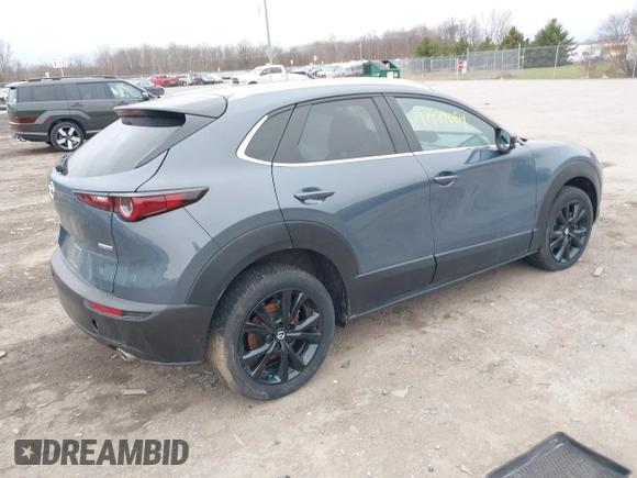 2024 Mazda CX-30 S Preferred with VIN 3MVDMBCM2RM618042, listed as a IAAI auction lot 41929064 with 15,106 mi miles and . Bid and sale history available at DreamBid. Image 4.
