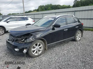 2010 Infiniti EX with VIN JN1AJ0HP1AM700027, listed as a Copart auction lot 61242935 with 204,033 mi miles and Salvage title. Bid and sale history available at DreamBid. Image 1.