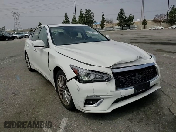 2019 Infiniti Q50 Luxe с VIN JN1EV7AP0KM543598, выставлен на аукционе Copart как лот 55528025 с пробегом 40 168 миль миль и Списание • Salvage title. История ставок и продаж доступна на DreamBid. Изображение 13.