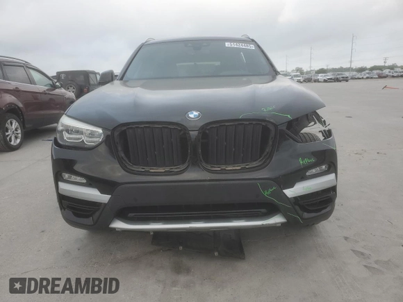 2019 BMW X3 sDrive30i with VIN 5UXTR7C59KLF28710, listed as a Copart auction lot 51424485 with 99,513 mi miles and Salvage Title. Bid and sale history available at DreamBid. Image 5.