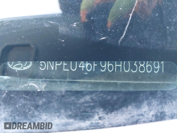2006 Hyundai Sonata GLS with VIN 5NPEU46F96H038691, listed as a IAAI auction lot 42006706 with 125,836 mi miles and . Bid and sale history available at DreamBid. Image 9.