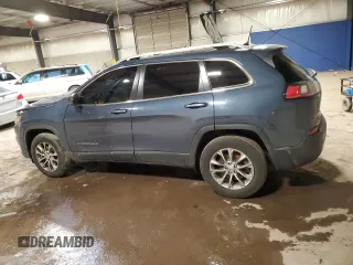 2021 Jeep Cherokee Altitude with VIN 1C4PJMLBXMD162622, listed as a Copart auction lot 44963445 with 43,255 mi miles and Salvage Title. Bid and sale history available at carsss.com. Image 2.