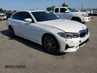 2019 BMW 3 Series 330i with VIN WBA5R1C57KAK09173, listed as a Copart auction lot 57803915 with 89,043 mi miles and Salvage title. Bid and sale history available at DreamBid. Image 4.