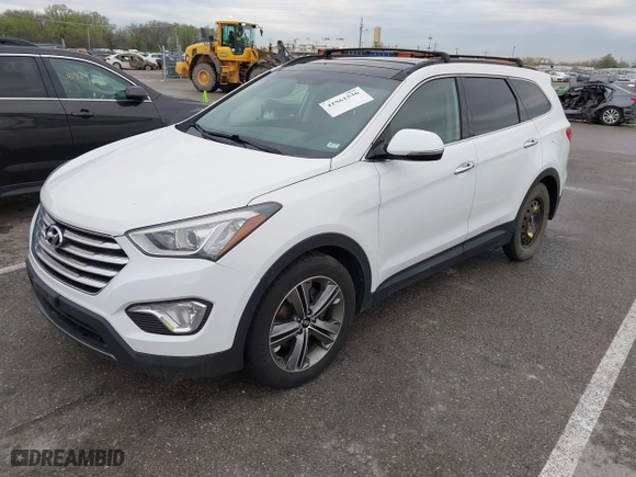 2013 Hyundai Santa Fe Limited with VIN KM8SR4HF2DU016256, listed as a IAAI auction lot 41961536 with 191,920 mi miles. Bid and sale history available at carsss.com. Image 2.