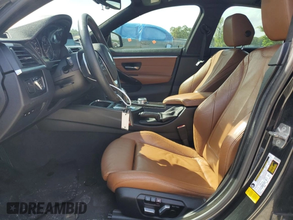 2017 BMW 4 Series 430i with VIN WBA4F7C55HG438142, listed as a Copart auction lot 58359095 with 87,940 mi miles and Salvage title. Bid and sale history available at DreamBid. Image 7.