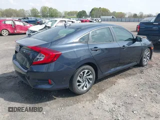 2018 Honda Civic EX with VIN 2HGFC2F78JH582803, listed as a IAAI auction lot 41901090 with 70,898 mi miles and . Bid and sale history available at DreamBid. Image 4.