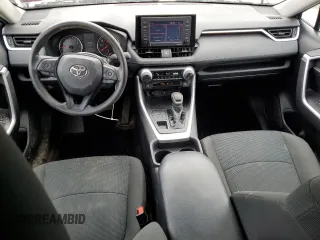2021 Toyota RAV4 LE with VIN 2T3F1RFV6MC247024, listed as a Copart auction lot 56570715 with 49,043 mi miles and Salvage title. Bid and sale history available at DreamBid. Image 8.
