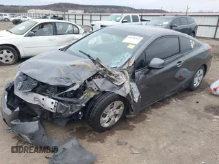 2013 Honda Civic Cpe LX with VIN 2HGFG3B59DH521768, listed as a IAAI auction lot 41231533 with 256,349 mi miles. Bid and sale history available at carsss.com. Image 2.